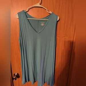 Lane Bryant Blue Swing Tank 14/16L